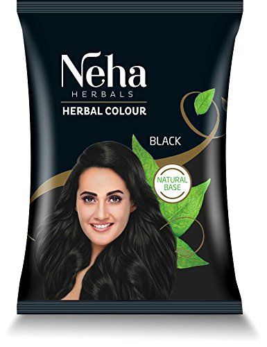 Хна для волос натуральная, цвет черный, 20 г.  Neha Henna Black