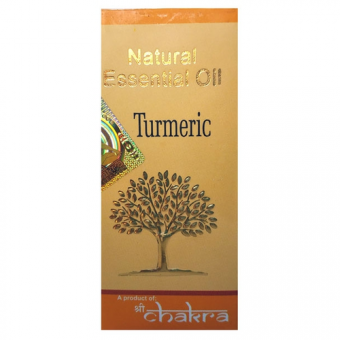 Эфирное натуральное масло Куркума, Шри Чакра, 10мл. Natural Essential Oil Turmeric, Shri Chakra. -5