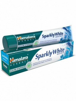 Спаркли уайт Хималая зубная паста отбеливающая Sparkly White Himalaya,80г. -5