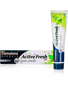 Актив фреш Хималая зубная паста-гель Active Fresh Gel Himalaya, 80 г. -5