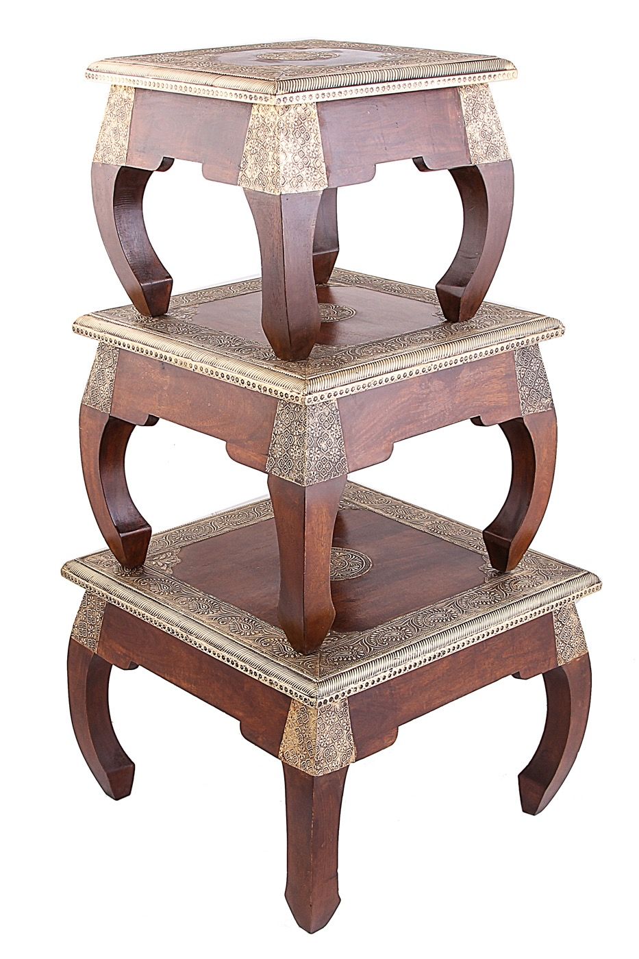 Столы набор из 3-х штук дерево манго Индия