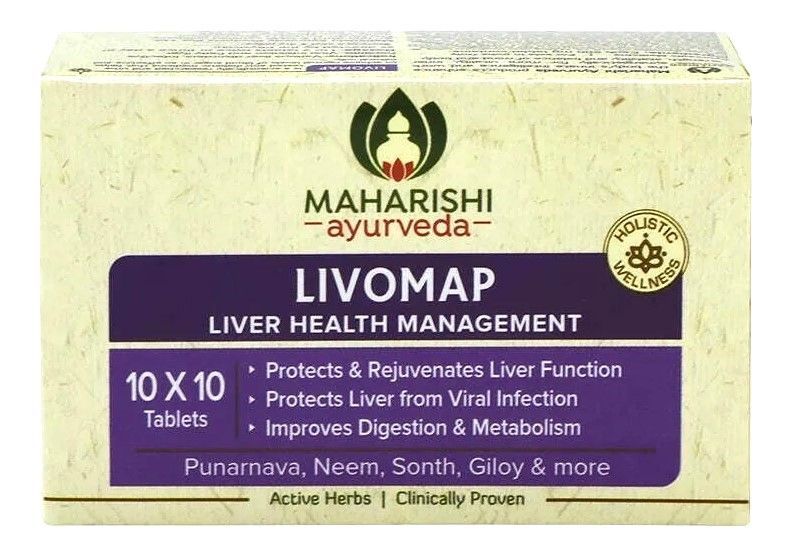 Ливомап ,100 шт.в уп Livomap  Maharishi Ayurveda.