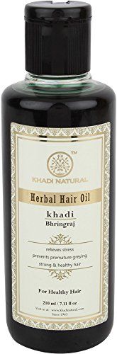Кхади масло для волос Брингарадж, 210 мл. Khadi Bhringraj Herbal Hair Oil.