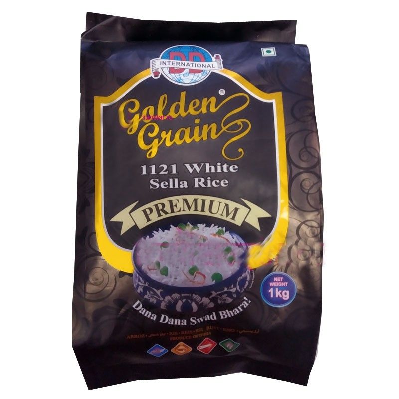 Басмати рис пропаренный (Sella Rice Golden Grain) 1кг