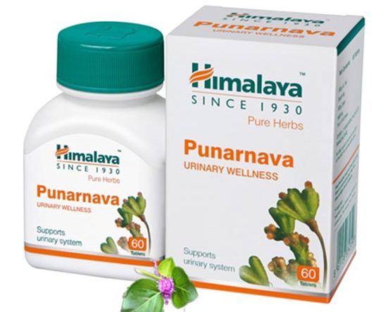 Пунарнава лечение мочеполовой системы, Хималая, 60шт. Punarnava Himalaya.