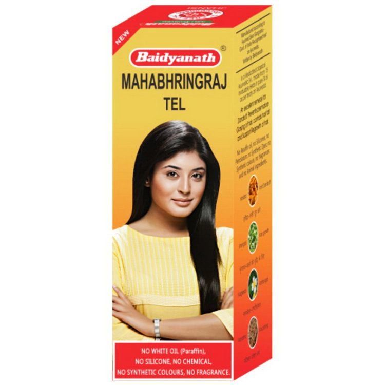 Байдьянатх  масло для волос Махабрингарадж, 100мл. Baidyanath Mahabhringraj tel.