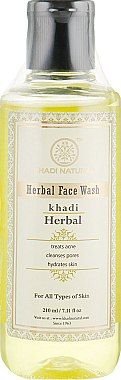 Кхади гель для умывания Травяной, 210мл., Herbal Face Wash, Khadi Natural.