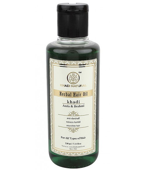 Кхади масло для волос Амла и Брахми, 210 мл. Khadi Amla & Brahmi Herbal Hair Oil.
