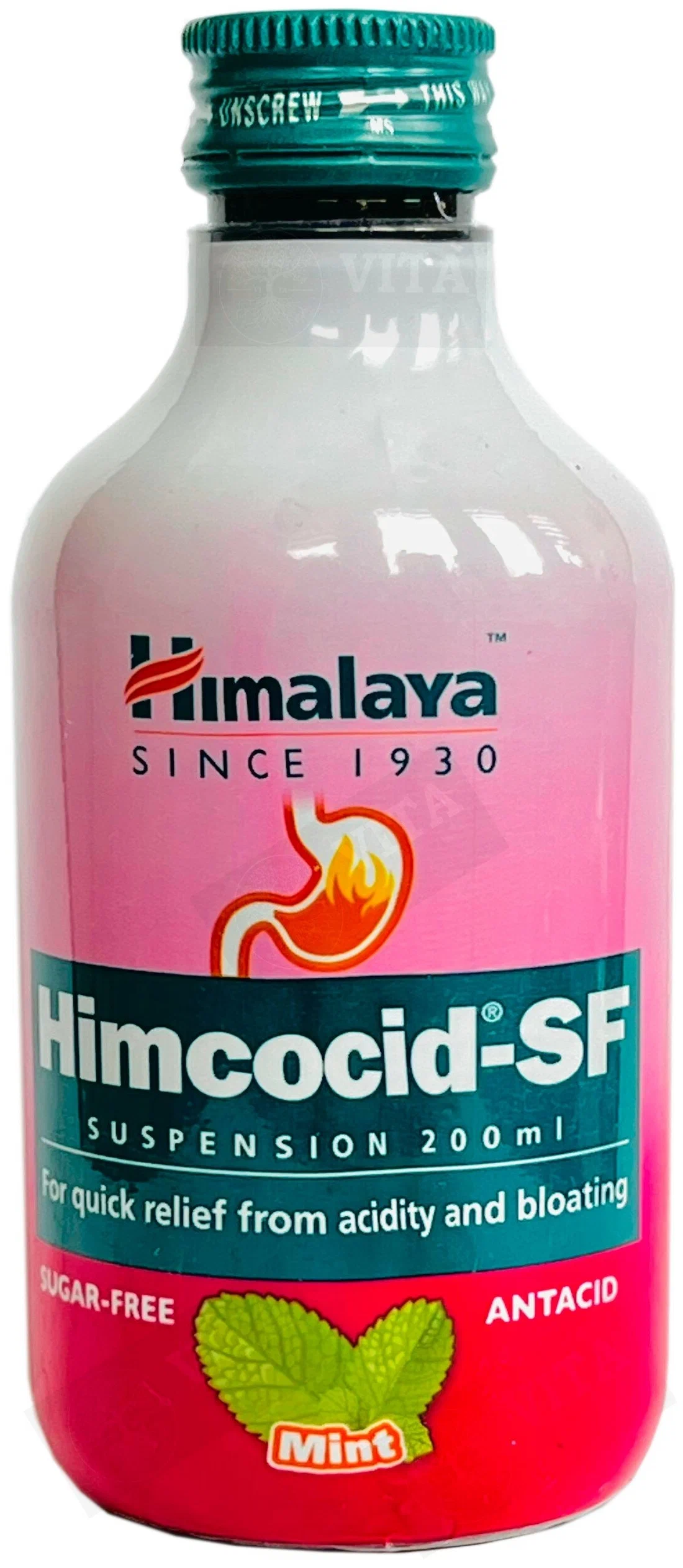 Химкоцид, средство от изжоги, без сахара, 200мл. Himcocid SF Himalaya.