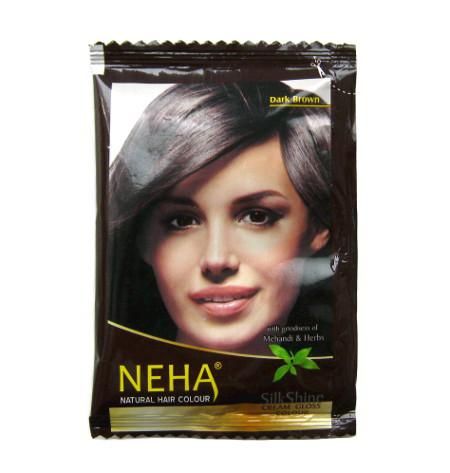 Хна для волос темно-коричневая (Neha Natural Hair Colour Dark Brown) 15 г
