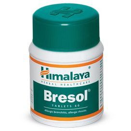 Бресол лечение заболеваний дыхательных путей, Хималая, 60 шт. Bresol Himalaya. 