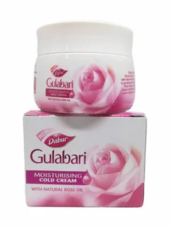 GULABARI moisturising cold cream Dabur (Гулабари, охлаждающий крем для лица с маслом розы, Дабур), 100 мл. -5