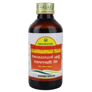 Балашвагандхади,Коттаккал массажное масло укрепляет тело и повышает выносливость, Нагарджуна, 200мл. Balaswagandhadi Thailam Nagarjuna.