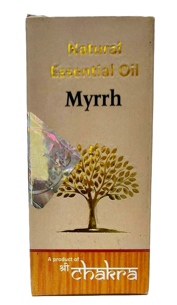 Эфирное натуральное масло Мирра, 10мл. Natural Essential Oil Myrrh.
