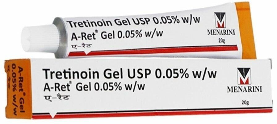 Третиноин гель USP 0.05%,  20г. Менарини, Tretinoin Gel 0.05% 20g