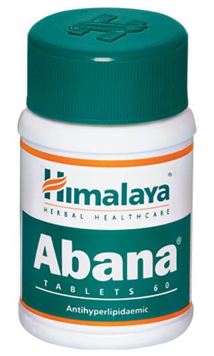 Абана, для сердечно-сосудистой системы, Хималая, 60шт.  Abana, Himalaya.