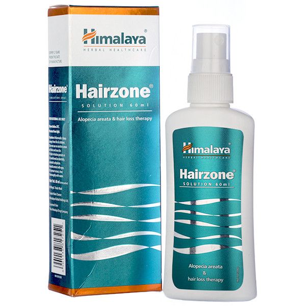 Хэйрзон, спрей от выпадения волос, 60 мл, произодитель Хималая; Hairzone Solution, 60 ml, Himalaya