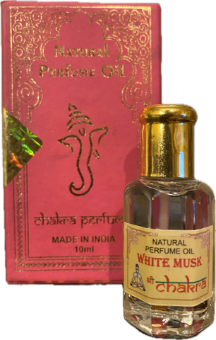 Масло духи White Musk Белый Муск  Chakra Perfume oil 10 мл