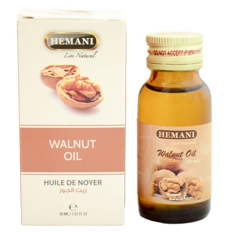  Грецкого ореха масло Химани, 30 мл. Hemani Walnut oil.