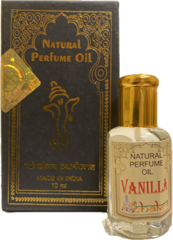 Масло духи  ВАНИЛЬ Vanilla Perfume Oil CHAKRA 10 мл