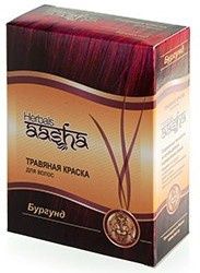 Ааша травяная краска для волос Бургунд, 6 пак. по 10г. Aasha Herbals.
