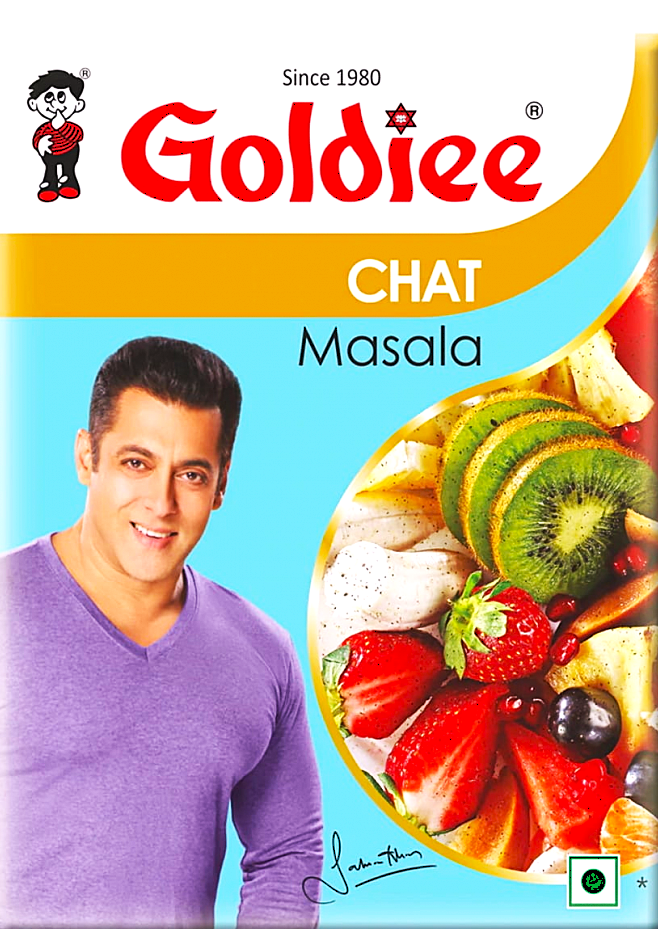 Чат масала приправа для салата Голди. Chat Masala Goldiee, 100 г