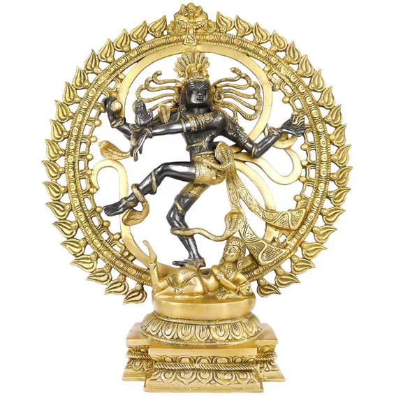 Натрадж Шива статуя бронза 510*440*105мм