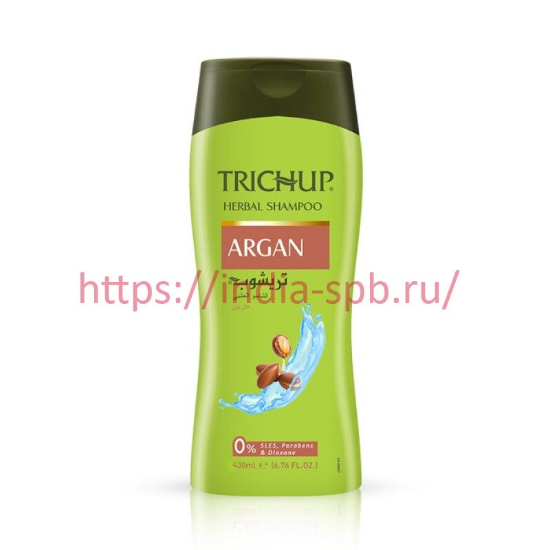 Шампунь для волос с маслом  Арганы, Тричуп, 200 мл, Trichup Herbal Shampoo Argan.
