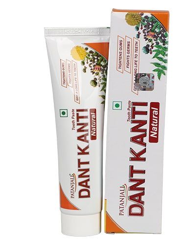 Патанджали аюрведическая зубная паста Дант Канти, 200г. Patanjali, Divya Pharmacy.