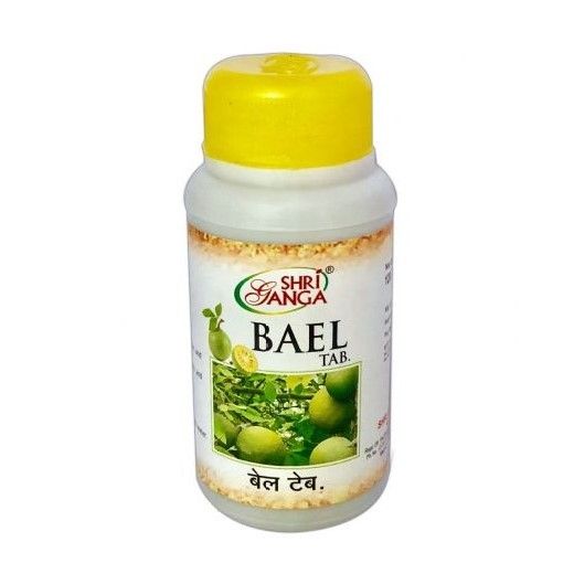 Баель, лечение пищеварительной системы, Шри Ганга, 120шт. в уп. Bael Shri Ganga.