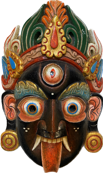 Богиня Кали , маска Непал 33 см