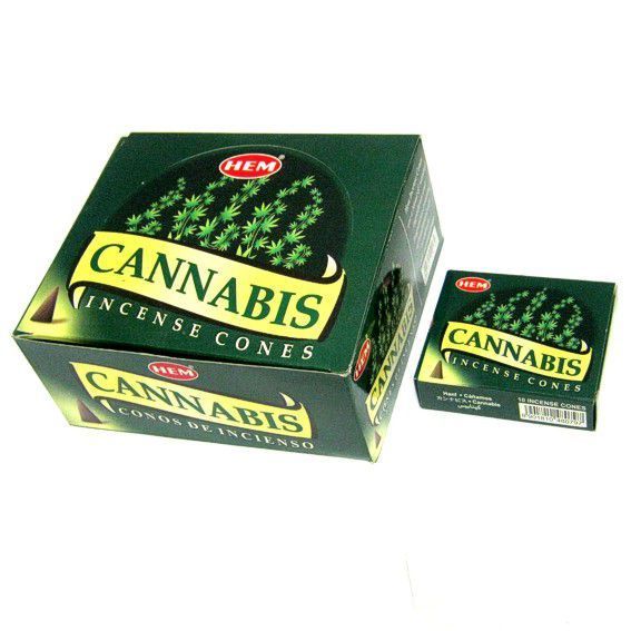 Конусные благовония Cannabis канабис 10шт