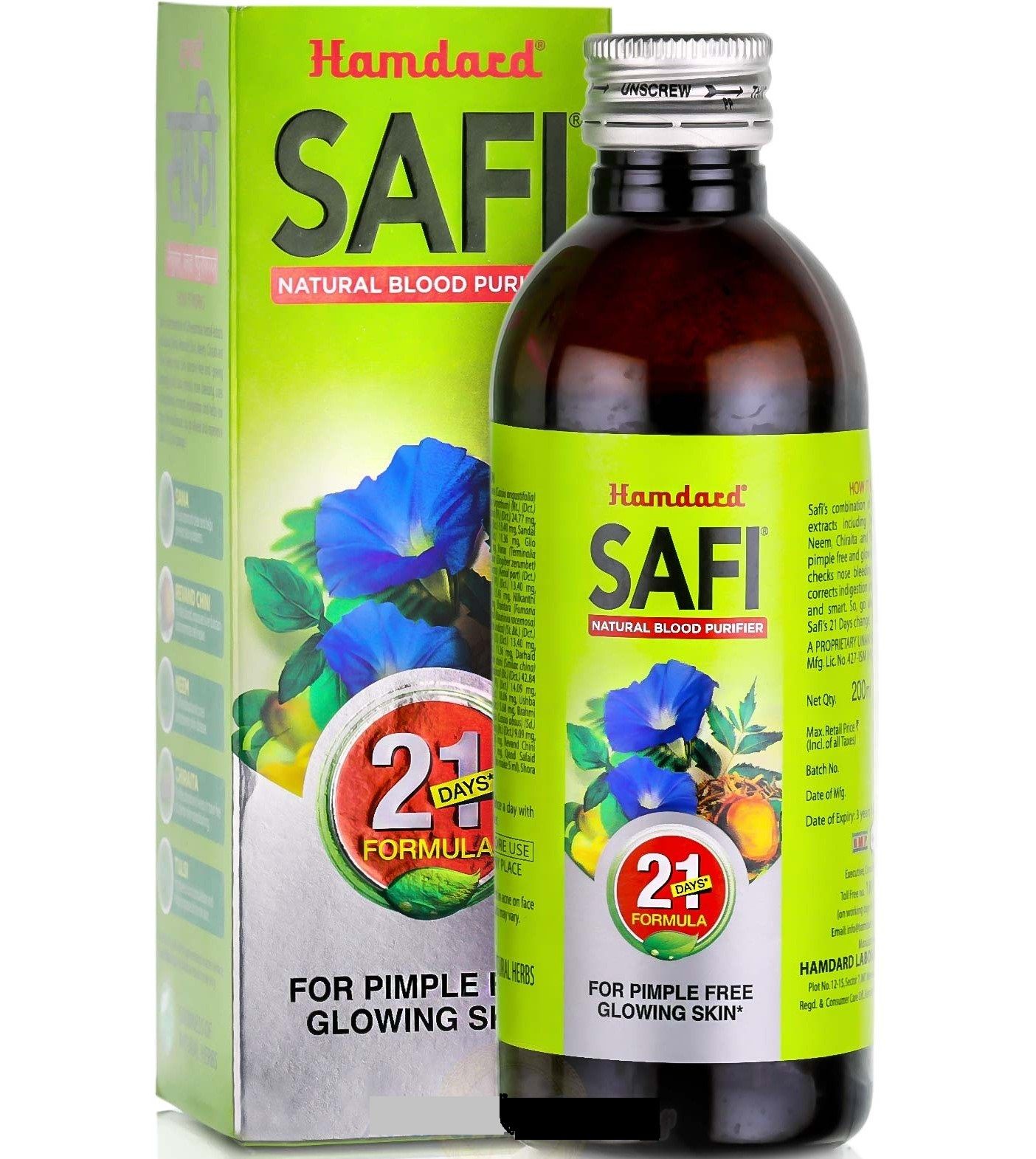 Сафи сироп для очищения крови, Хамдард, 500 мл. Safi natural blood purifier Hamdard.