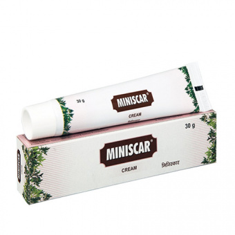 Минискар крем от растяжек, шрамов и рубцов, 30г. Miniscar cream Charak.