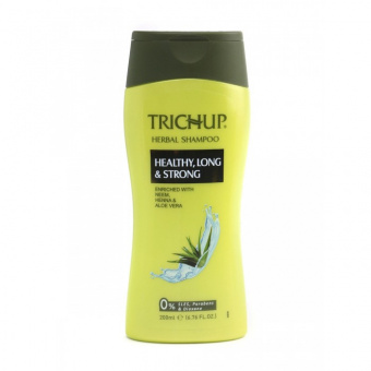 Тричуп шампунь с кондиционером  для роста волос, 200 мл.Trichup Herbal Shampoo Healthy, Long & Strong. -5
