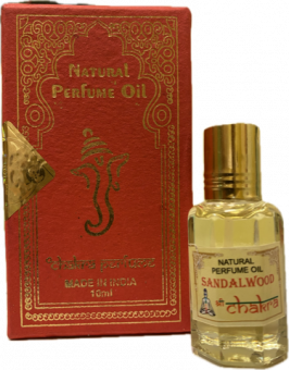 Масло  духи  Сандал (SANDAL WOOD) , с роликом  Chakra Perfume oil 10 мл -5