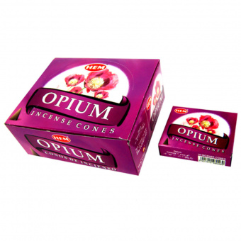 Хем конусы Опиум, 10шт. в уп. HEM cones Opium.