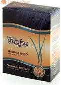 Ааша травяная краска для волос Черный индиго, 6 пак. по 10г. Aasha Herbals.