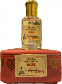 Масло духи Роза, ролик Chakra Perfume oil 10 мл -5