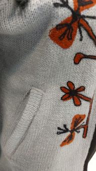 Куртка из шерсти яка (100%) на флисовой подкладке, размеры S,M. Непал. -5