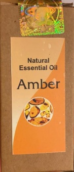 Эфирное натуральное масло Амбер, 10мл. Natural Essential Oil Amber.