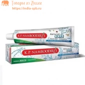 Зубная паста отбеливающая с натуральной солью, 100 г, производитель К.П. Намбудирис; White toothpaste with natural salt, 100 g, K.P. Namboodiri's