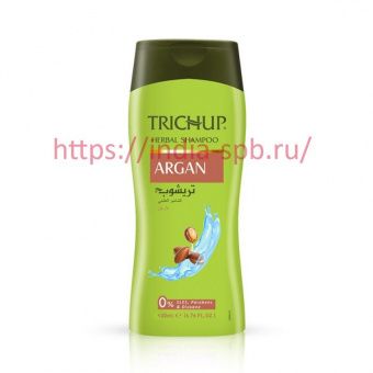 Шампунь для волос с маслом  Арганы, Тричуп, 200 мл, Trichup Herbal Shampoo Argan. -5