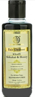 Кхади шампунь Шикакай и Мед, 210мл. Khadi Hair Cleanser Shikakai & Honey.