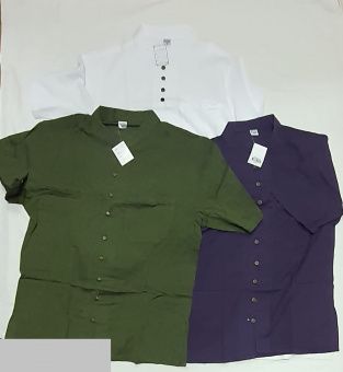Рубашка, хлопок, цвета в ассортименте. Размеры: M- XL. Непал. -5