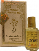 Масло духи КОКОС Coconut  Perfume Oil CHAKRA 10 мл с роликом 