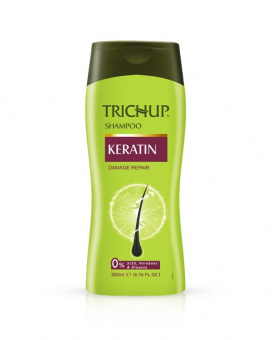 Шампунь для волос c Кератином, 200мл. Trichup Natural  Keratin Shampoo. -5