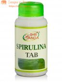 Спирулина Шри Ганга 60 шт. в уп. Spirulina tab Shri Ganga, 60 tab