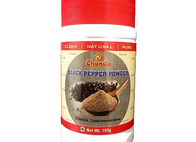 Перец Черный Молотый Чанда, 100г. Black Pepper Powder Chanda.
