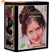 Натуральная индийская черная хна Herbul henna  light black 60г